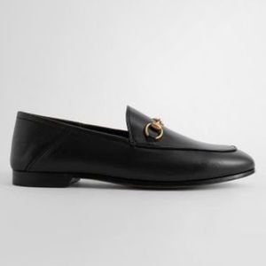 Gucci Brixton Horsebit Leather Convertible Loafers in Black